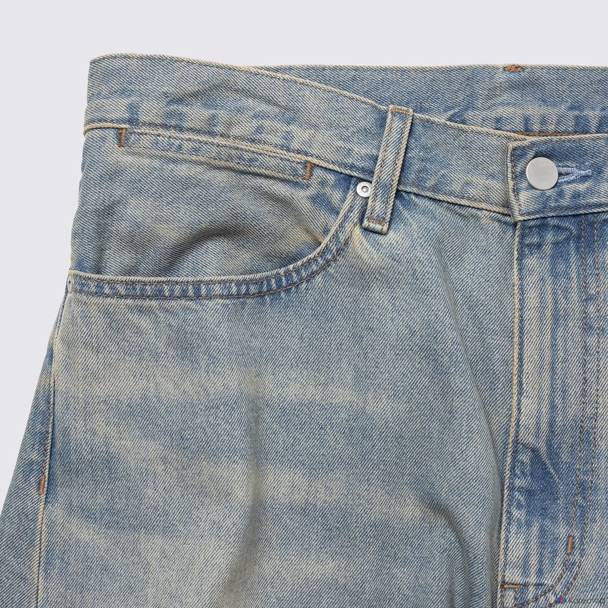 Джинсы Uniqlo 3D Barrel Leg, длина 81 см, удлиненные