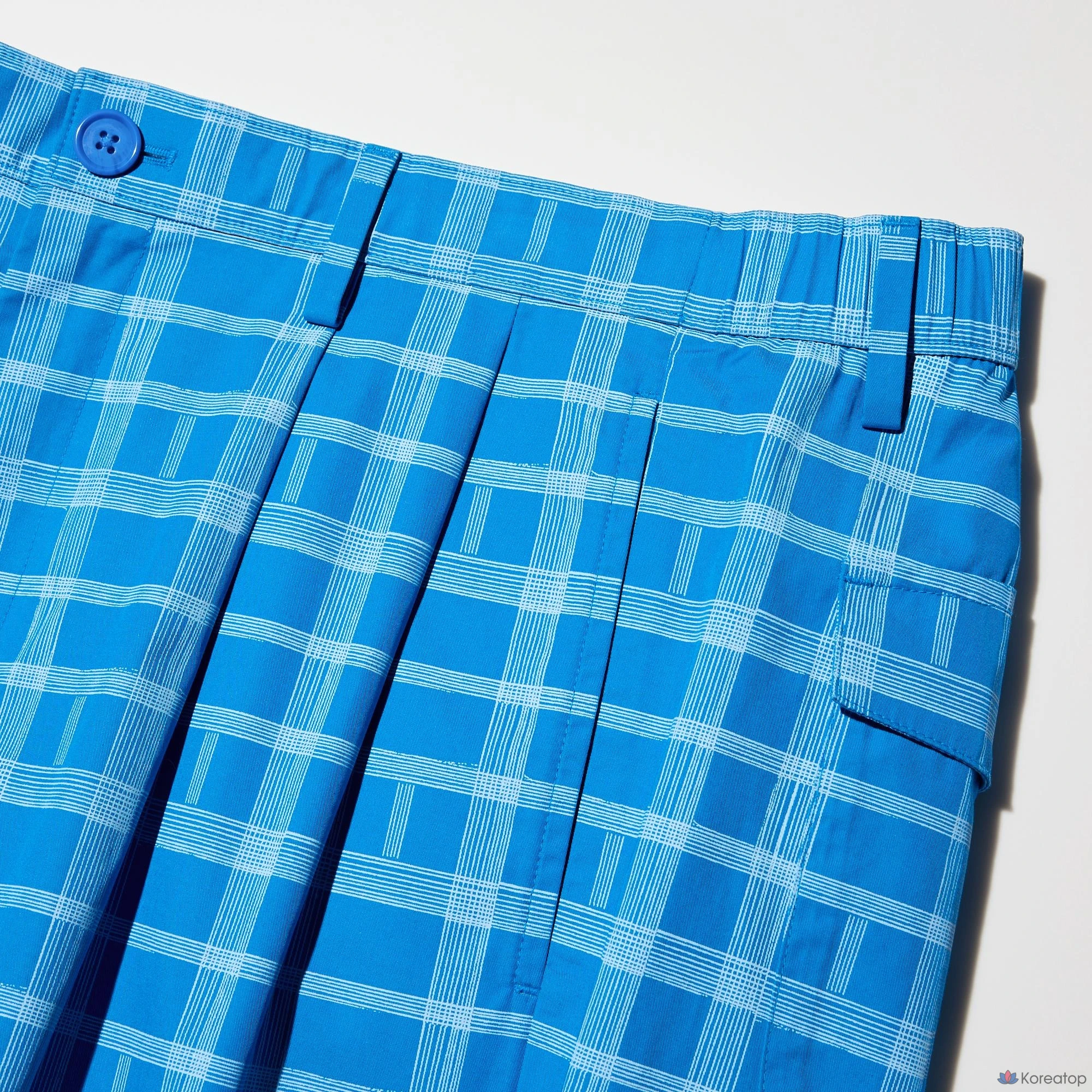 Шорты Uniqlo Tuck Short Pants, клетчатый принт