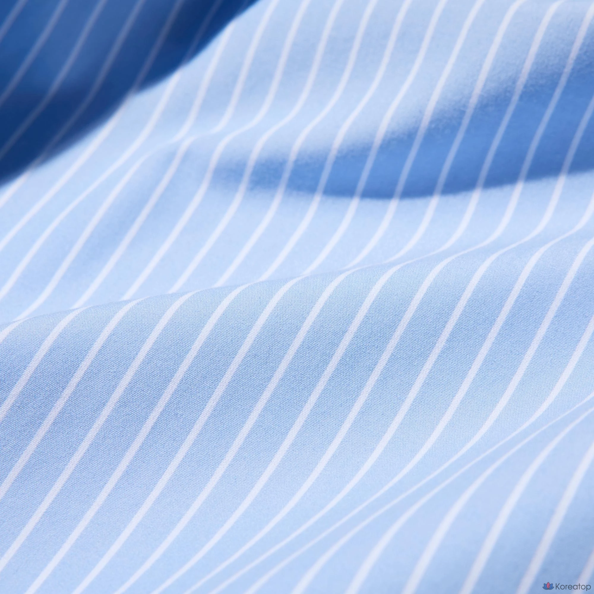 Рубашка Uniqlo Cotton Volume Sleeve Shirt, черный в полоску