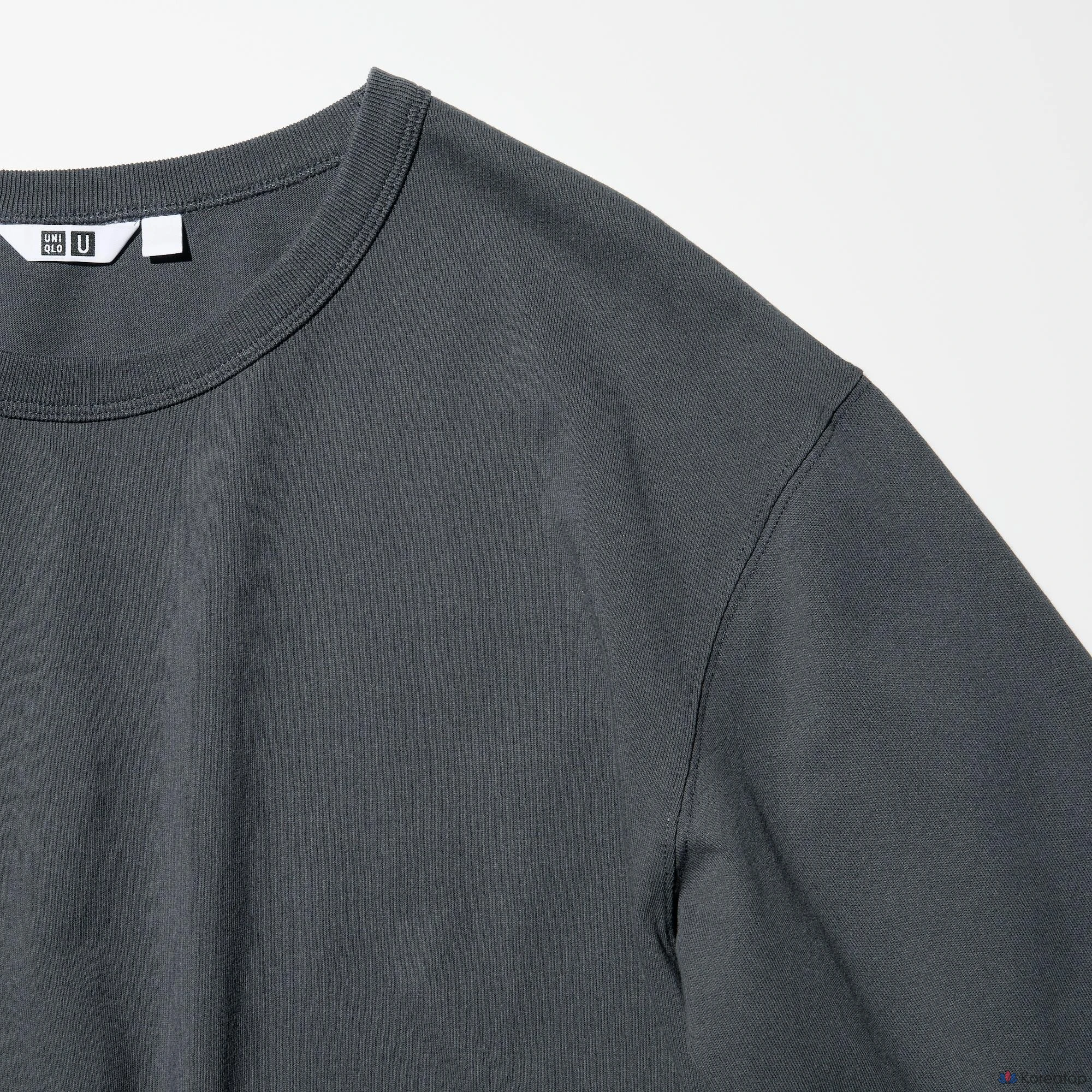 Футболка Uniqlo Wash Cotton Crew Neck T Long Sleeve