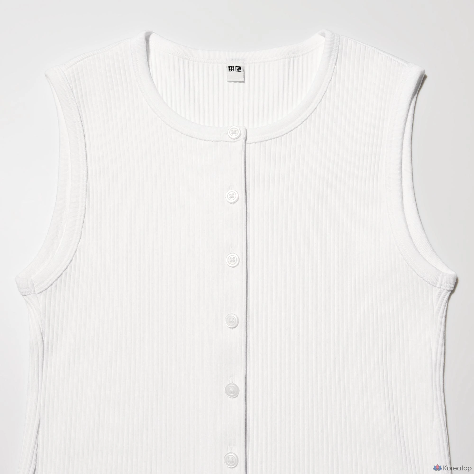 Топ без рукавов Uniqlo Front Open Shell Top T