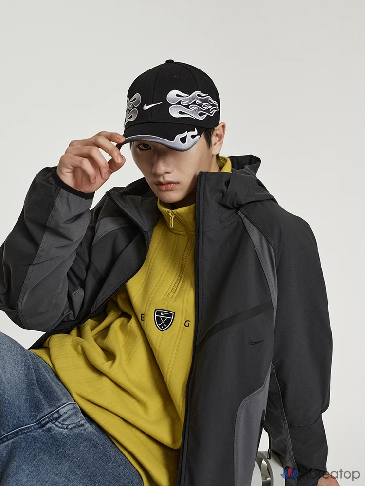 Топ для гольфа мужской Nike Fairway Fresh Therma-FIT Oversized Half-Zip