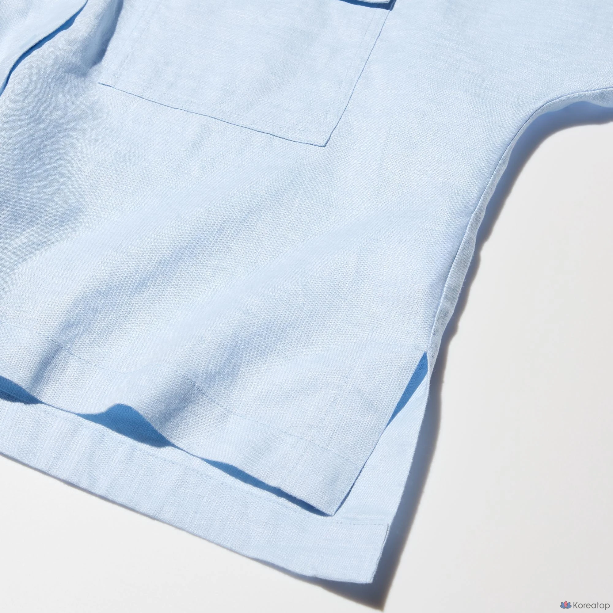 Рубашка Uniqlo Premium Linen Skipper Boxy Shirt (Short Sleeve)