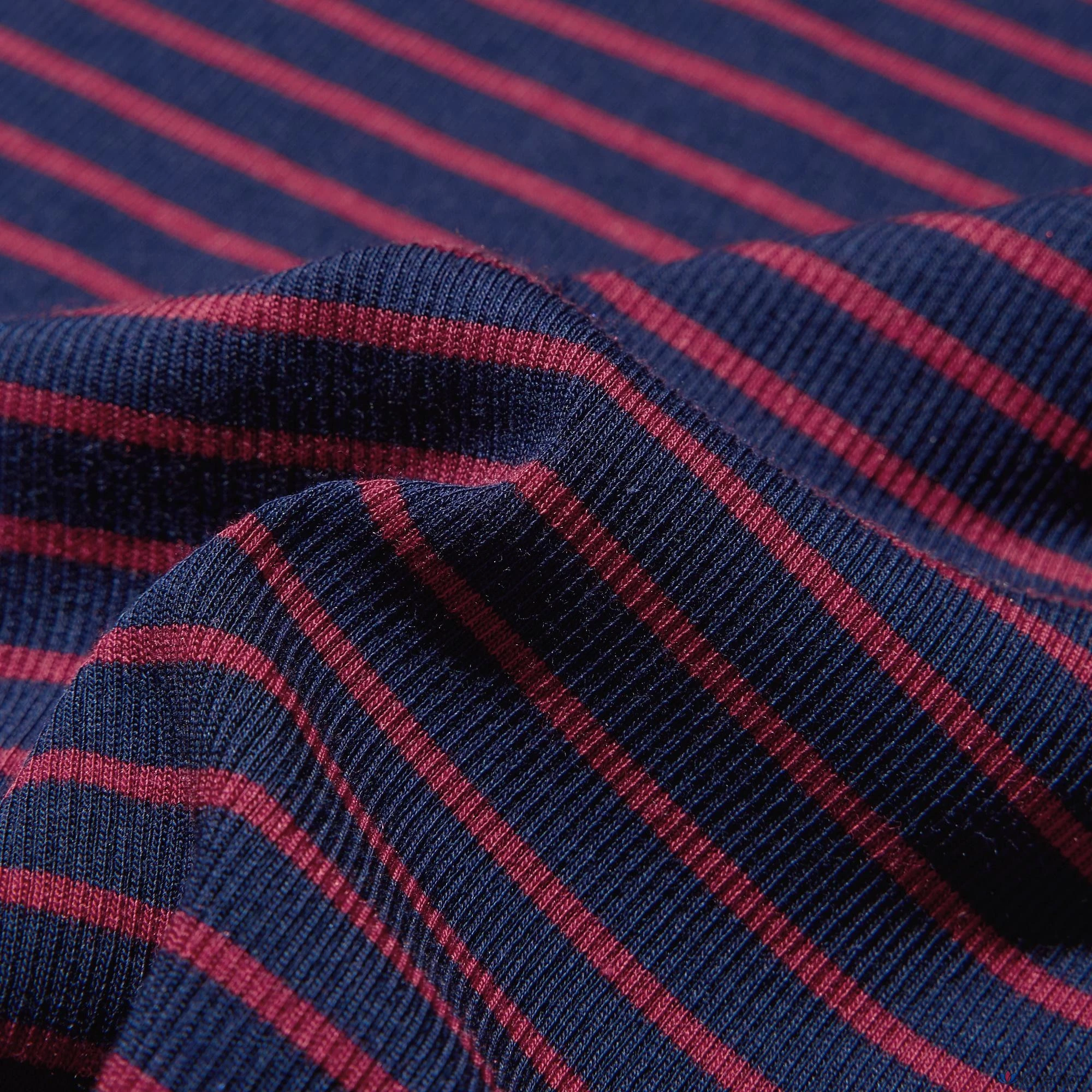 Брюки Uniqlo Rib Wide Easy Pants, в полоску