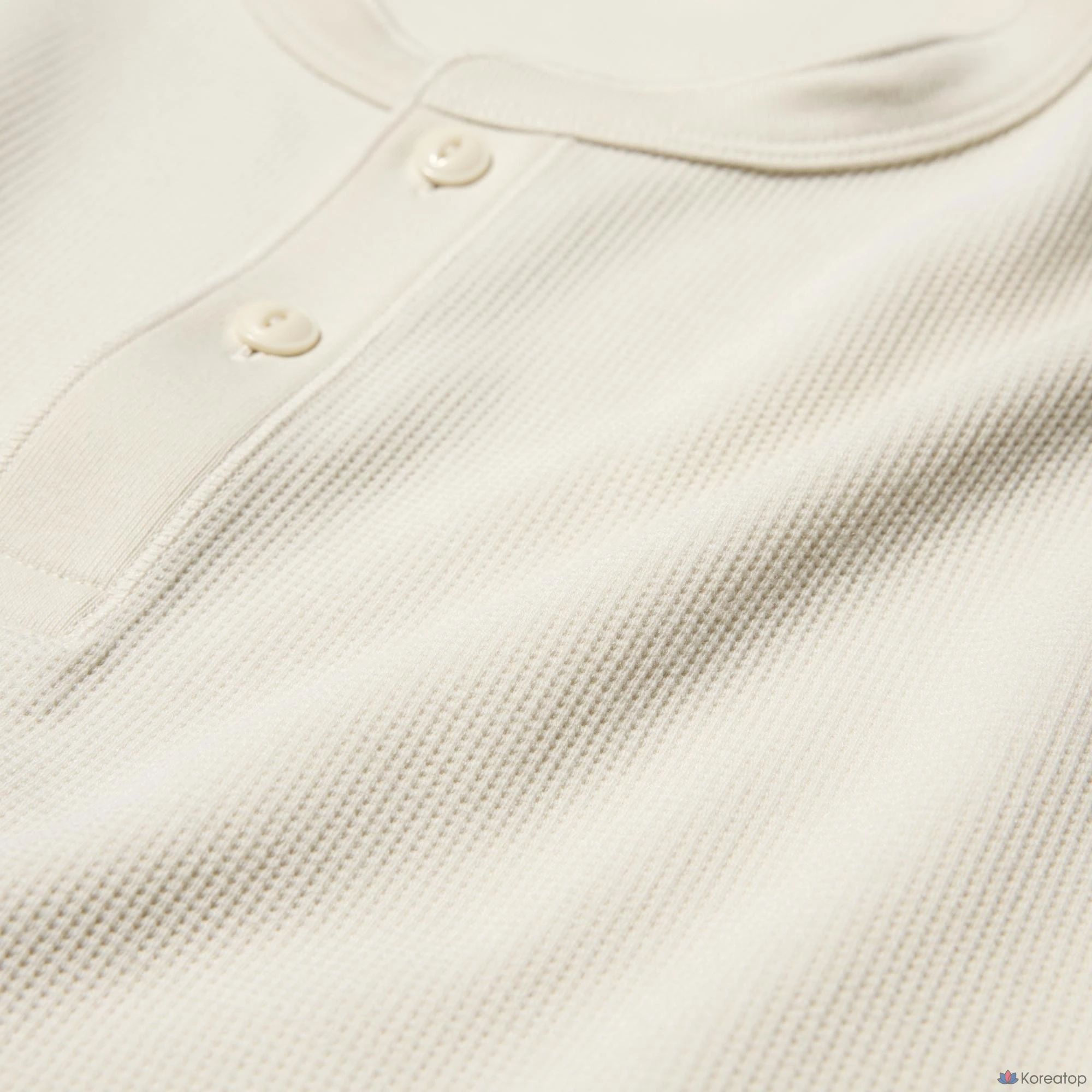 Футболка Uniqlo Dry Waffle Henley Neck T