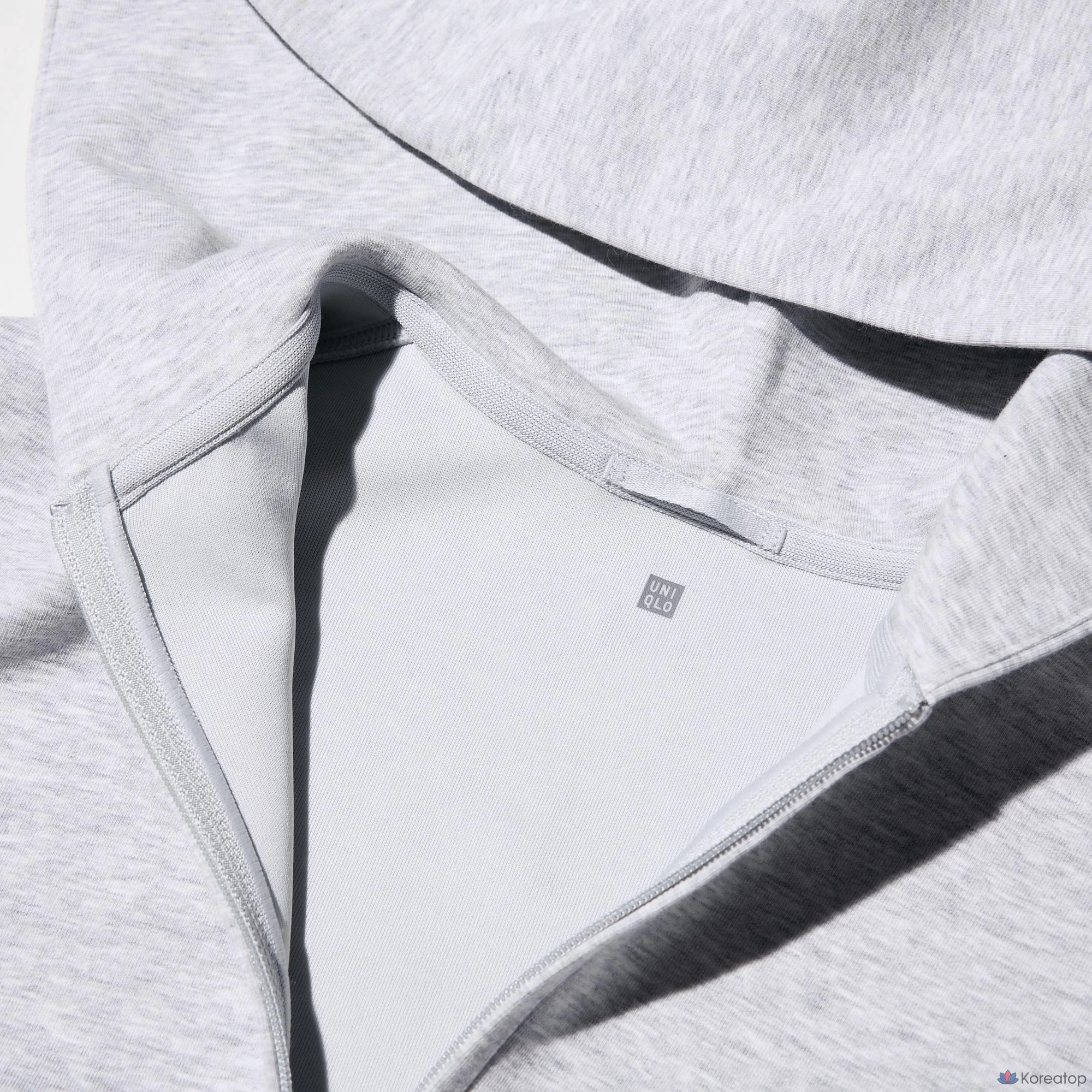 Парка детская Uniqlo Dry Sweat Full-Zip Parka, однотонная