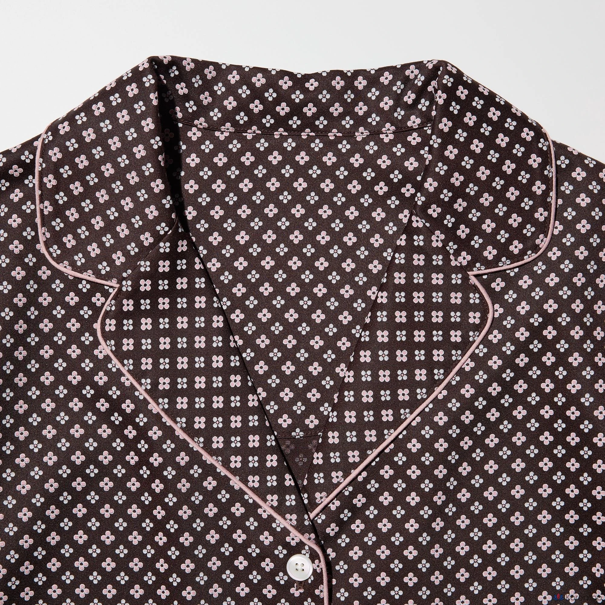 Пижама Uniqlo Satin Pajama Print