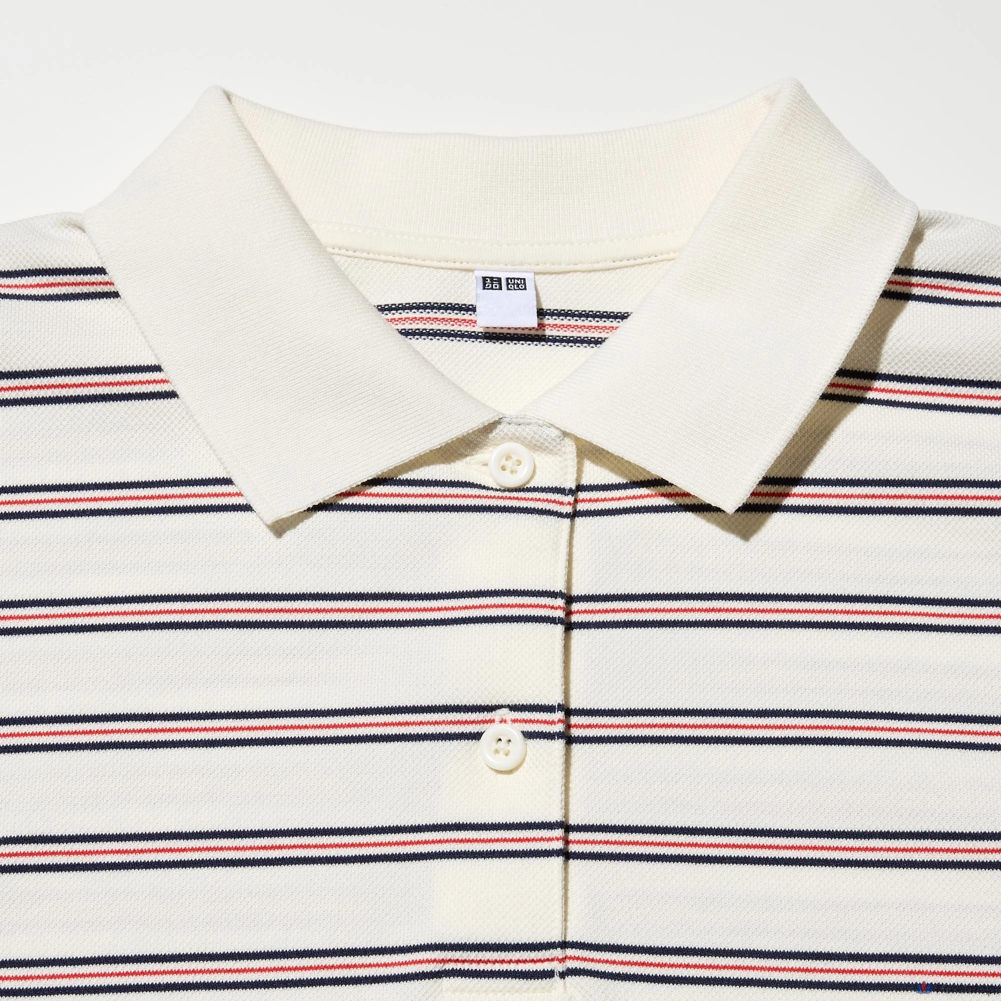 Рубашка поло Uniqlo Striped Polo Shirt Long Sleeve A