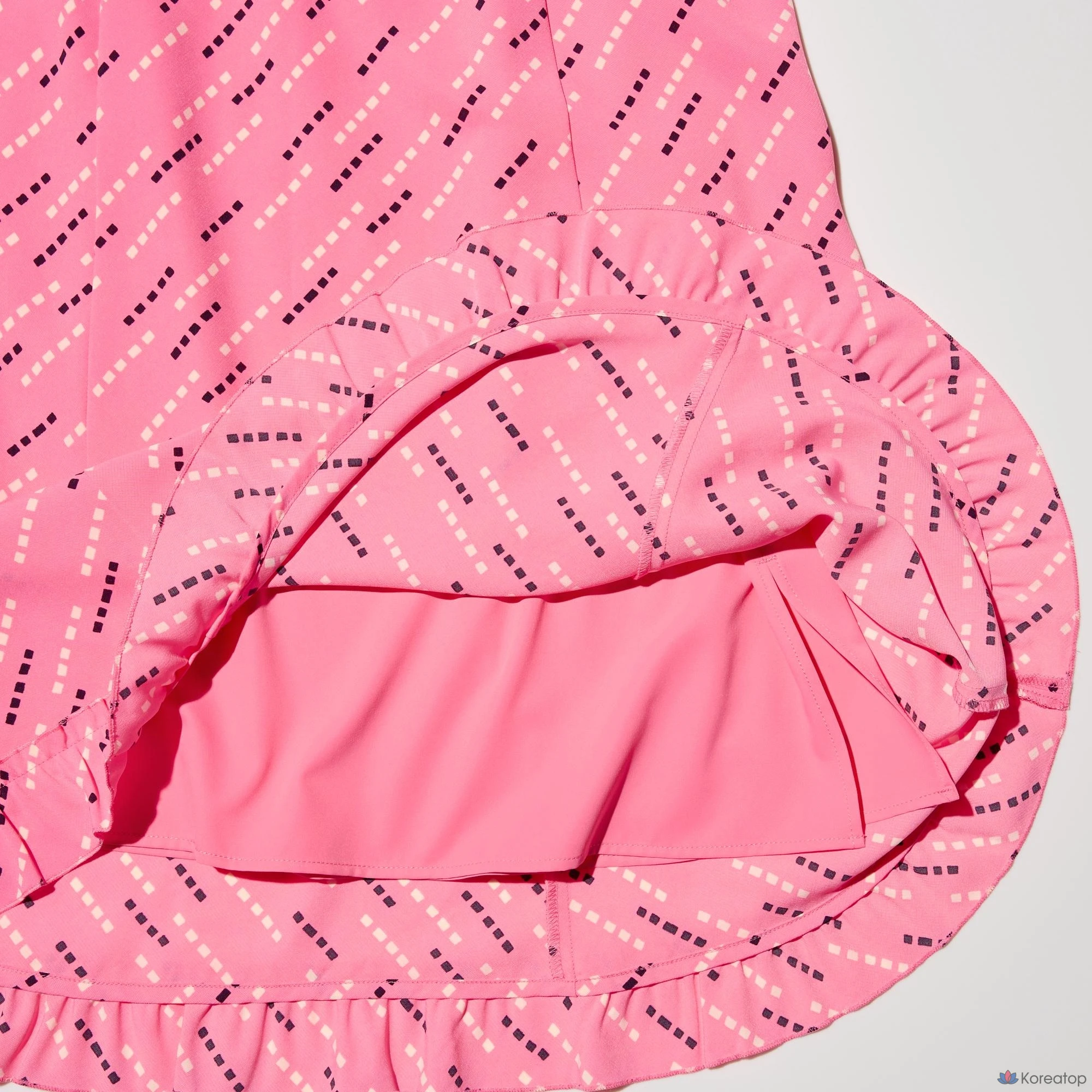 Юбка Uniqlo Flare Long Skirt, принт