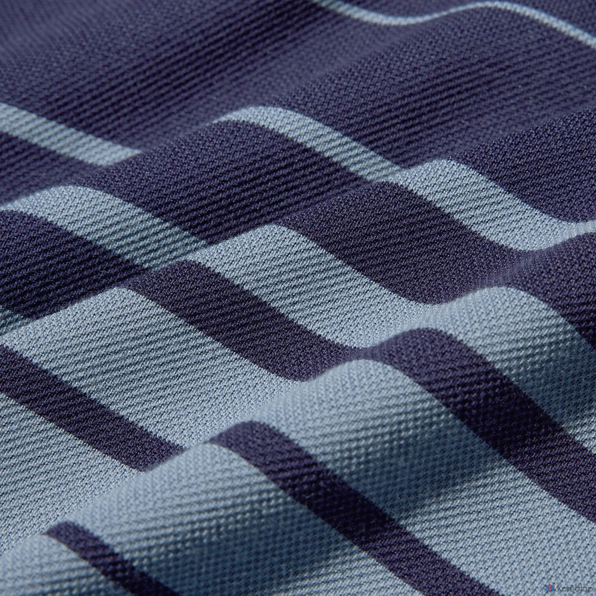 Поло Uniqlo Dry Pique Striped Polo Shirt (Panel)