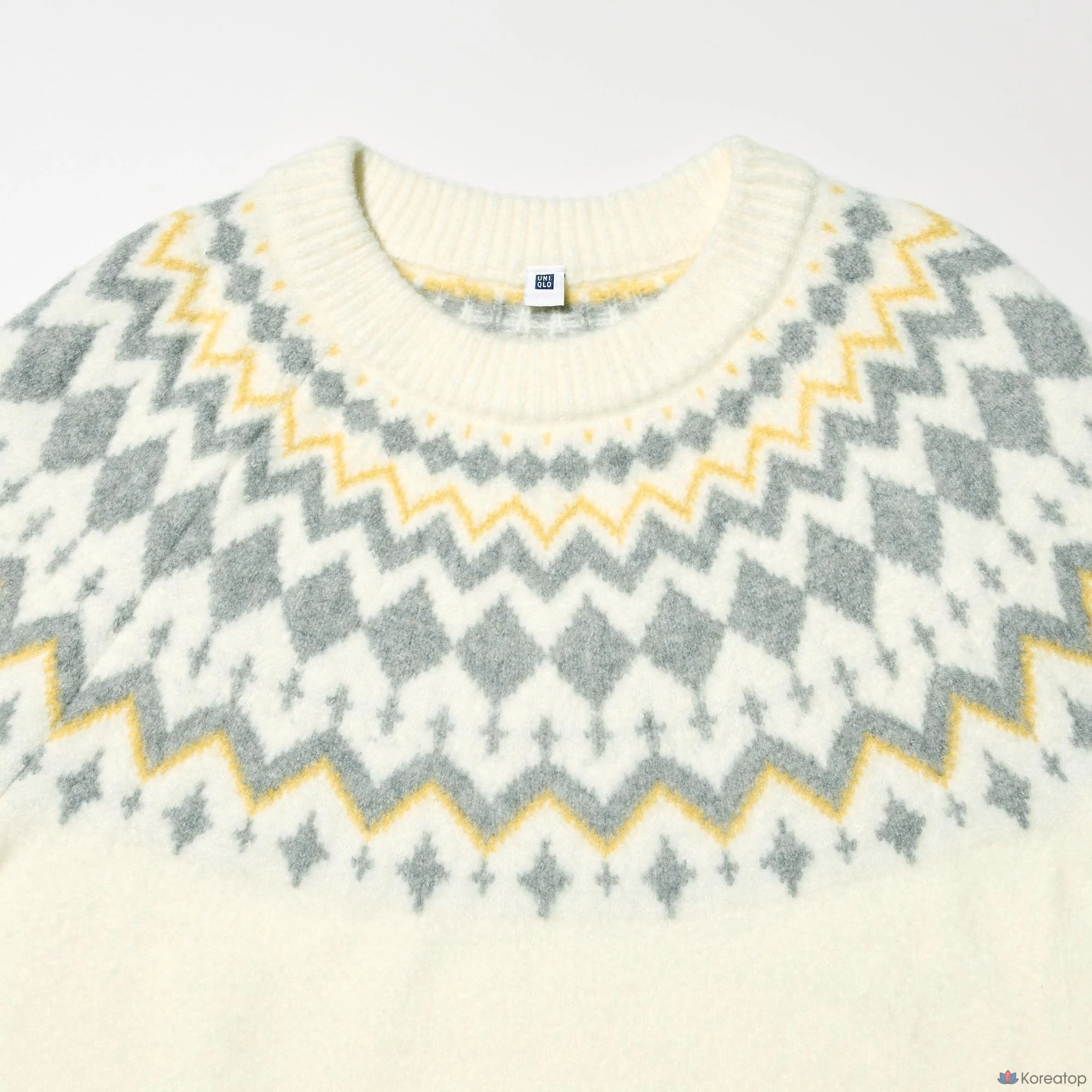 Свитер детский Uniqlo Souffle Yarn Sweater Fair Isle