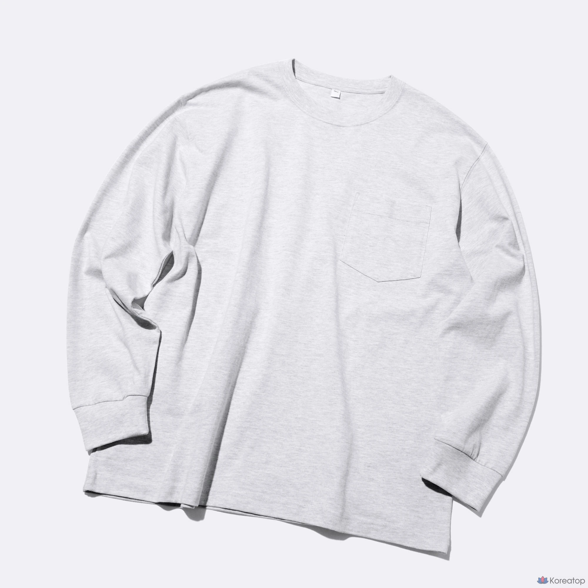 Футболка Uniqlo Heavyweight Crew Neck T-Shirt Long Sleeve