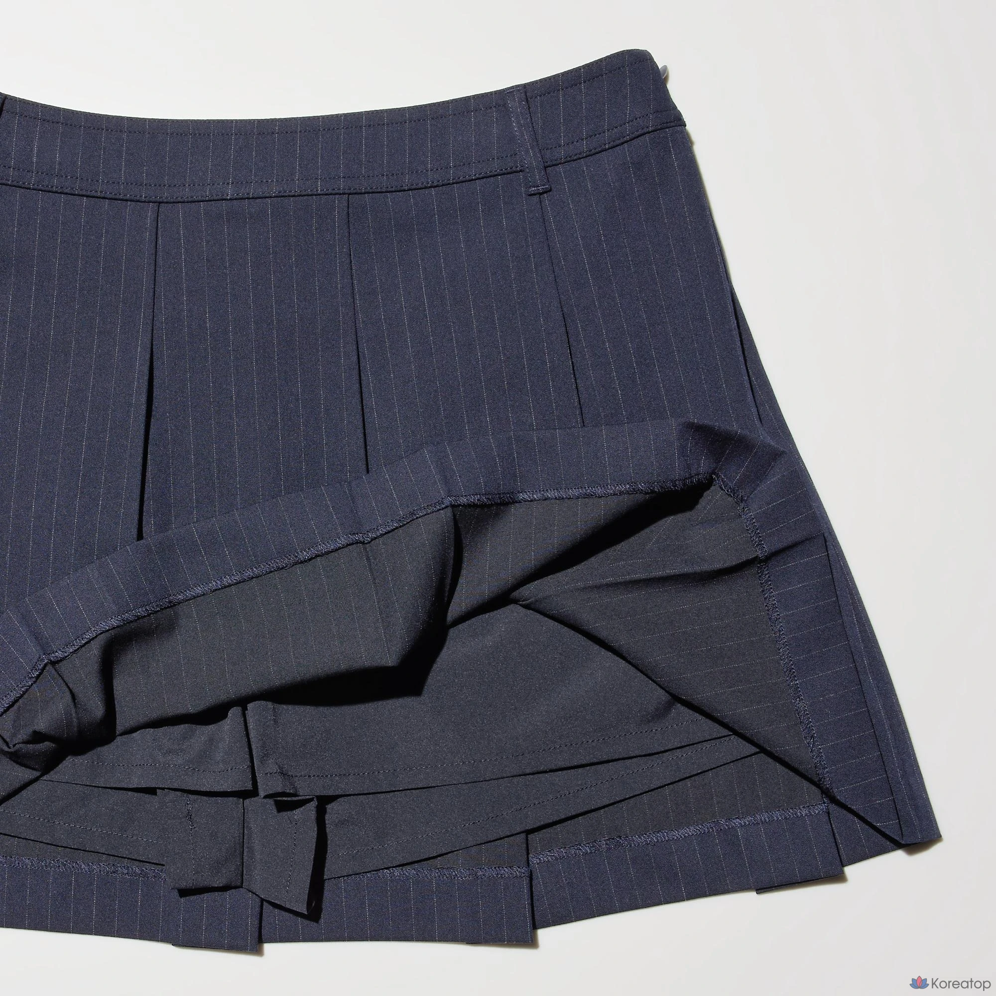Юбка-шорты Uniqlo Pleated Skorts, в полоску