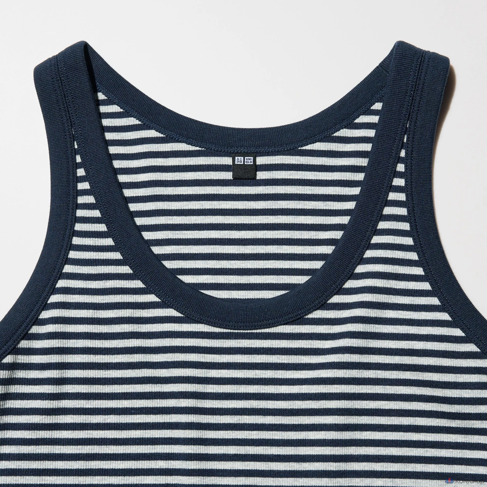 Топ Uniqlo Soft Rib Tank Top (Stripe)