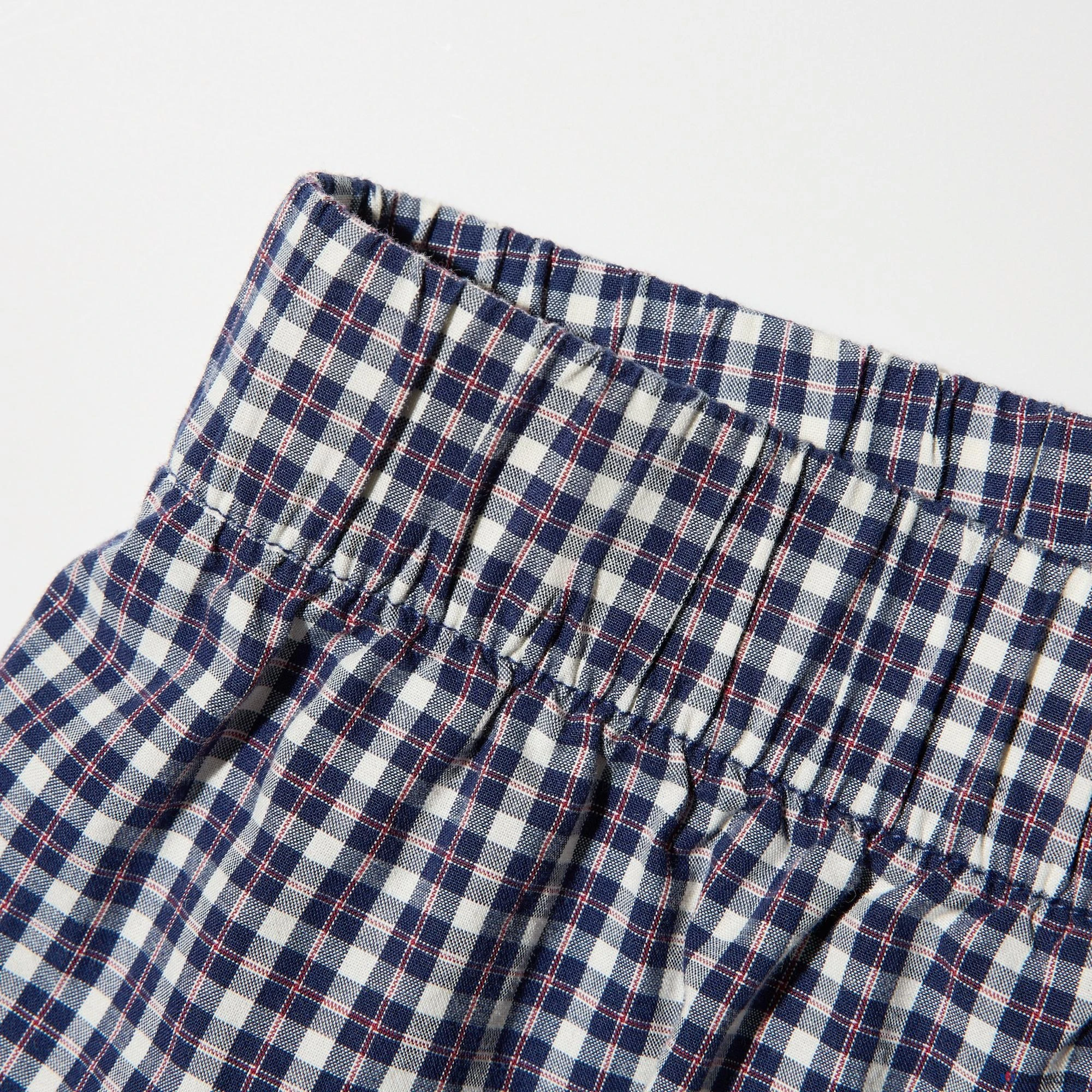 Шорты Uniqlo Cotton Boxer Easy Short Pants, в клетку