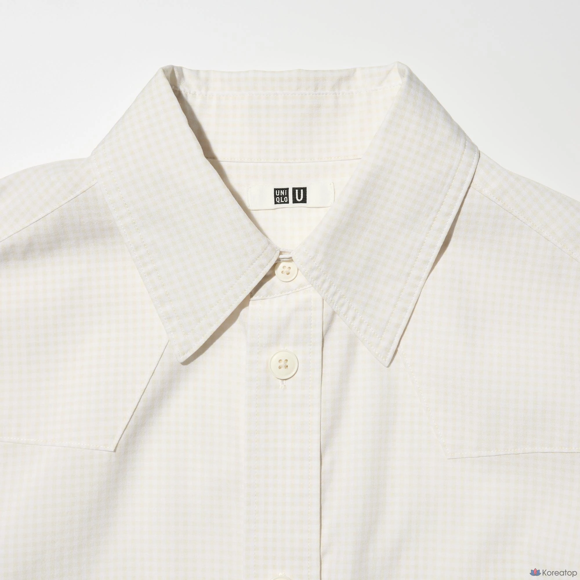 Рубашка Uniqlo Long Shirt, в клетку