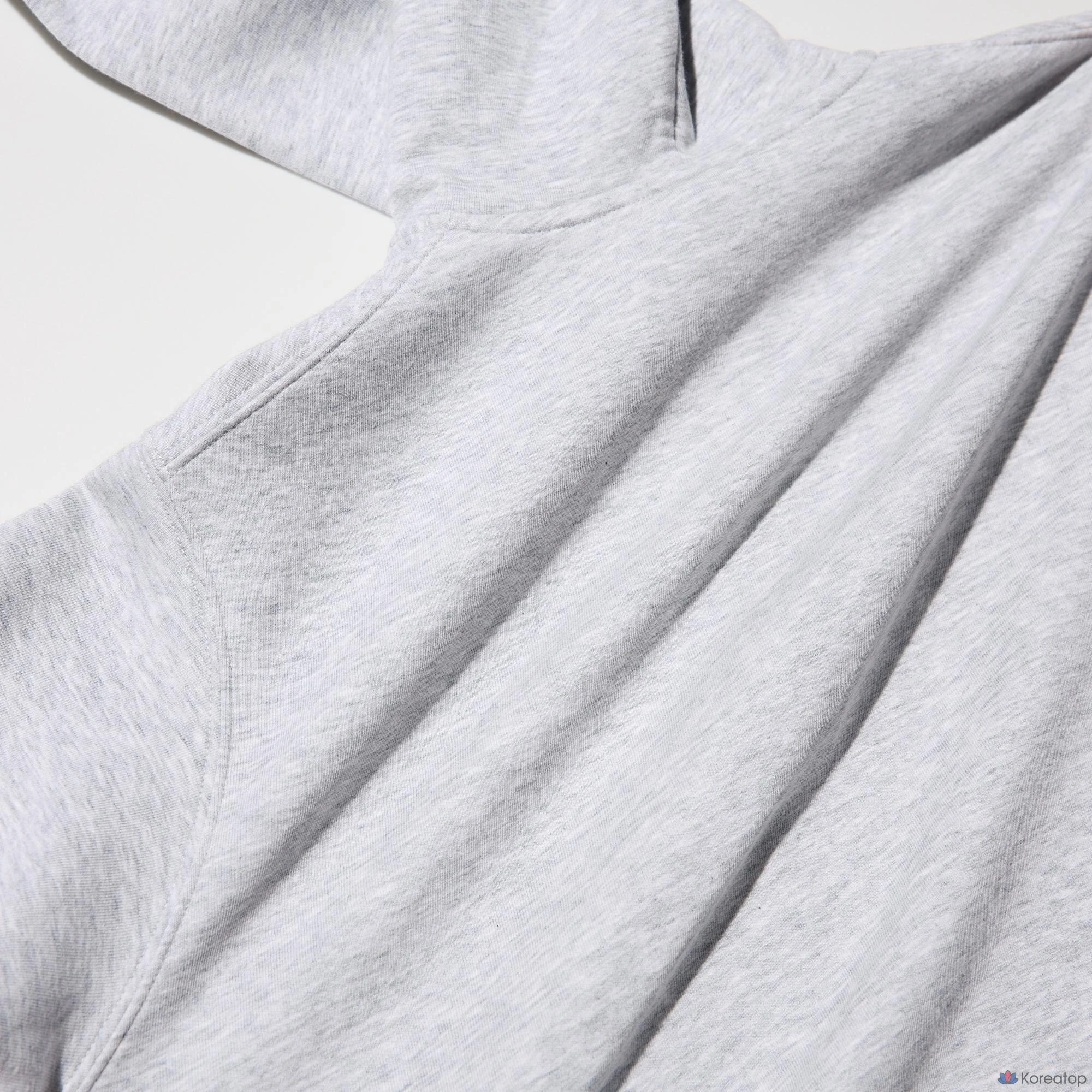 Парка детская Uniqlo Dry Sweat Full-Zip Parka, однотонная