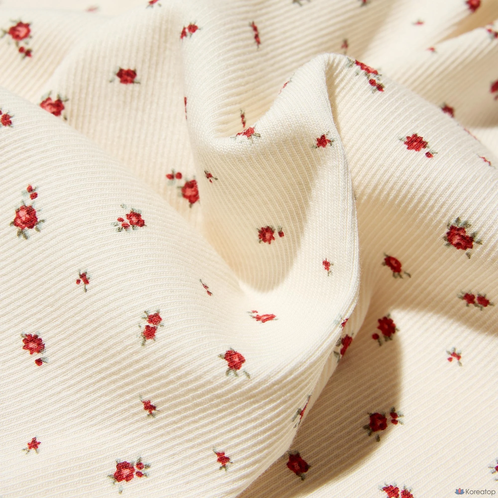 Брюки Uniqlo Rib Wide Easy Pants, цветочный принт
