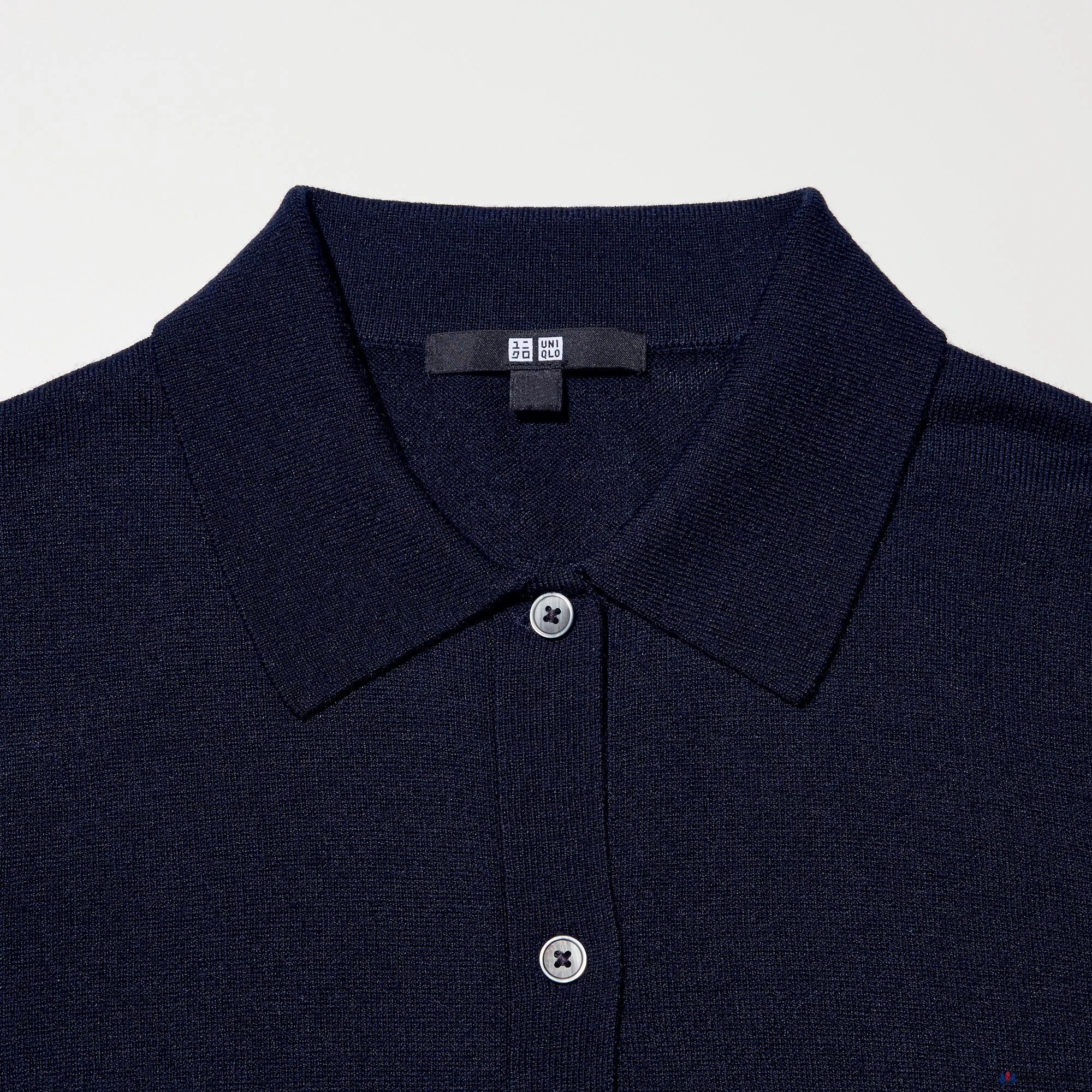 Кардиган Uniqlo Merino Blend Polo Cardigan Short Sleeve