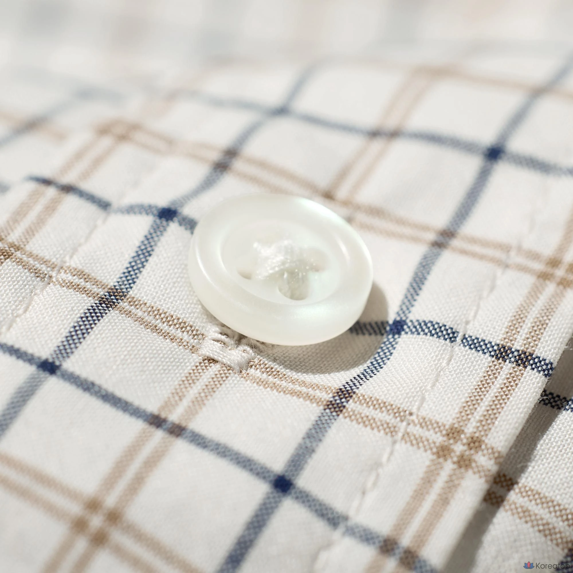 Рубашка Uniqlo Broadcloth Shirt Button-Down Collar Check B
