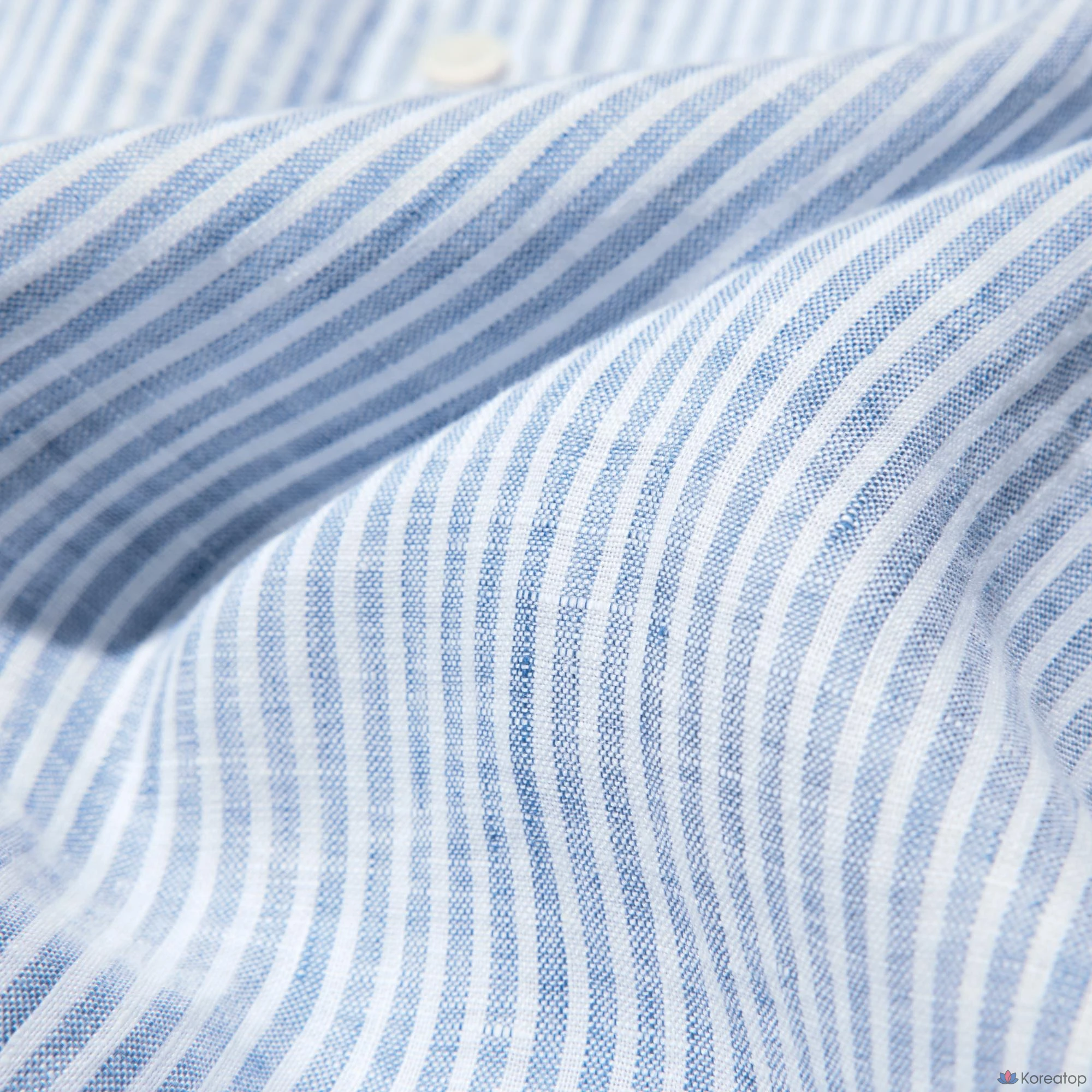 Рубашка Uniqlo Premium Linen Shirt A, в полоску