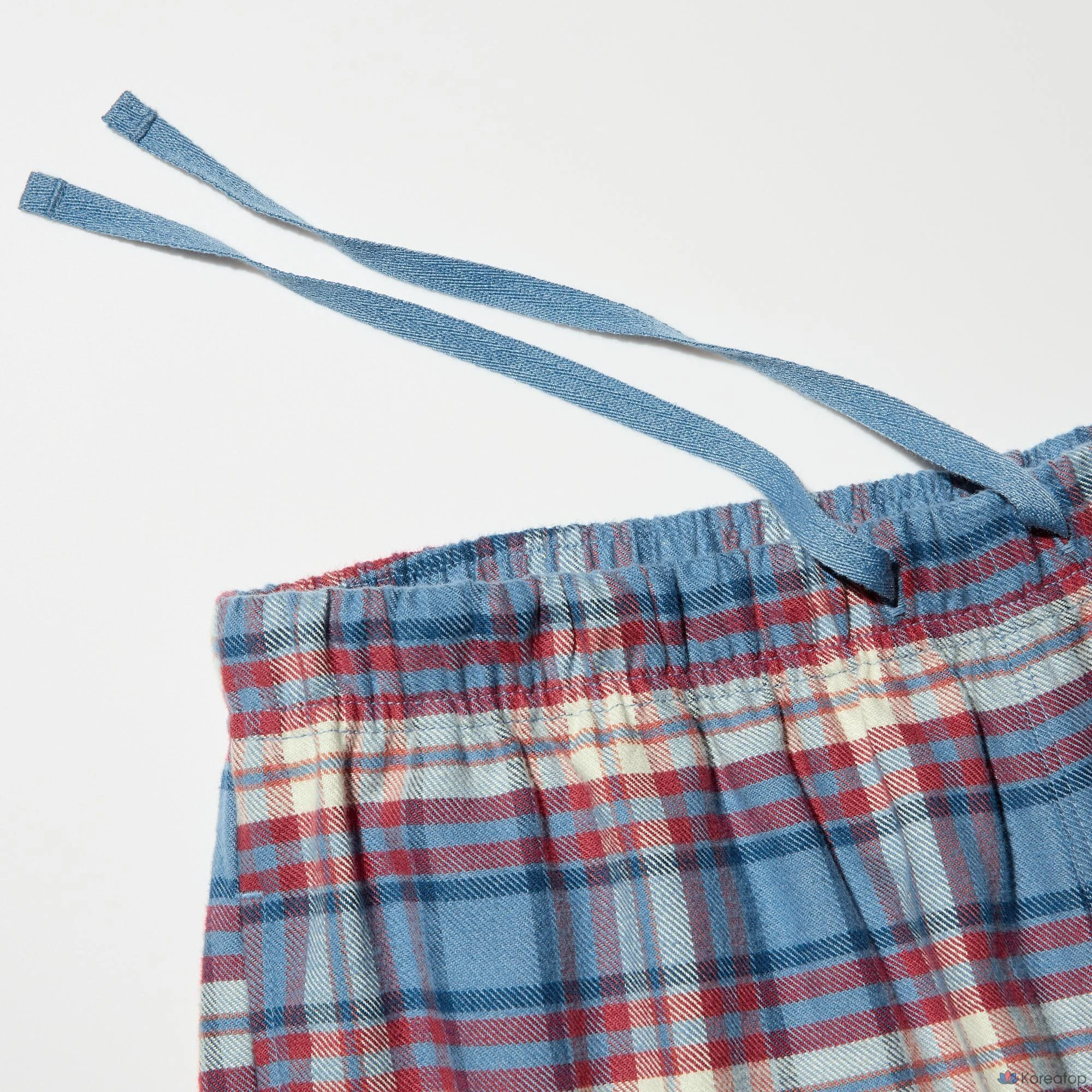 Пижама Uniqlo Flannel Pajama Long Sleeve, в клетку