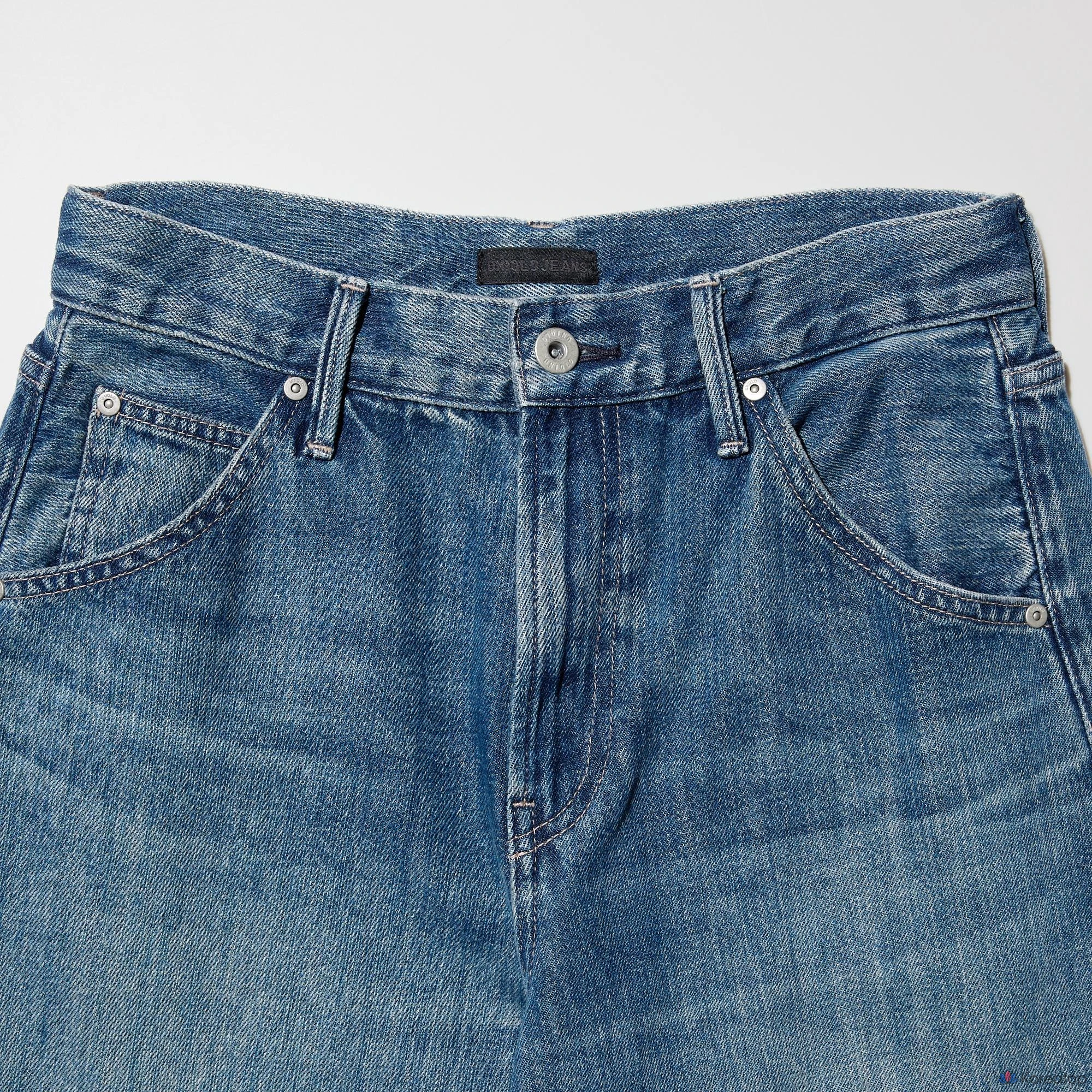 Джинсы Uniqlo Baggy Barrel Leg Jeans, длина 80 см