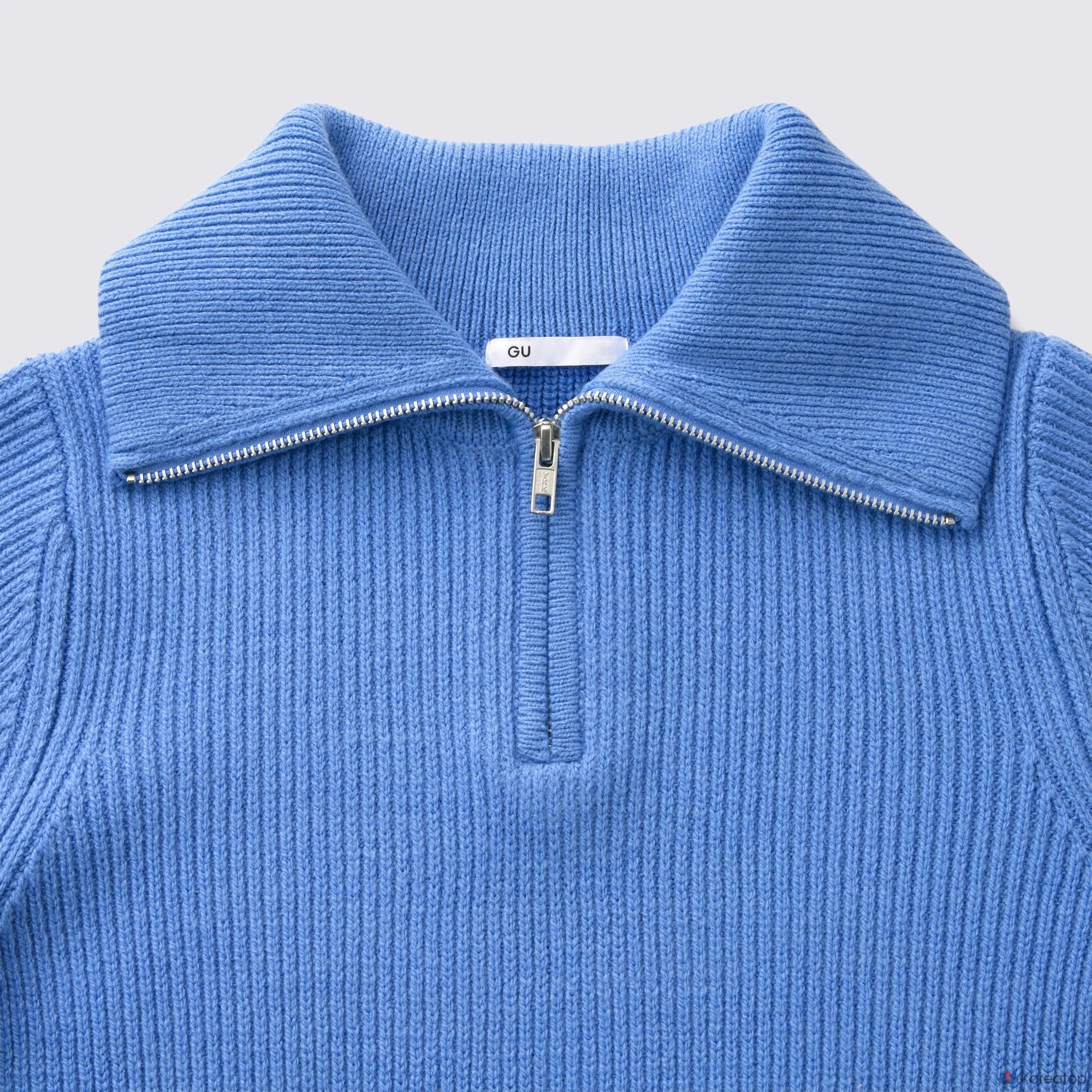 Свитер Uniqlo Rib Stitch Half Zip Sweater