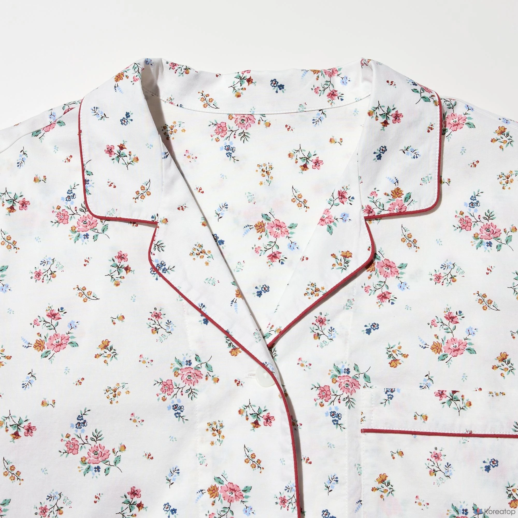 Пижама Uniqlo Cotton Pajama (Flower), цветочный принт