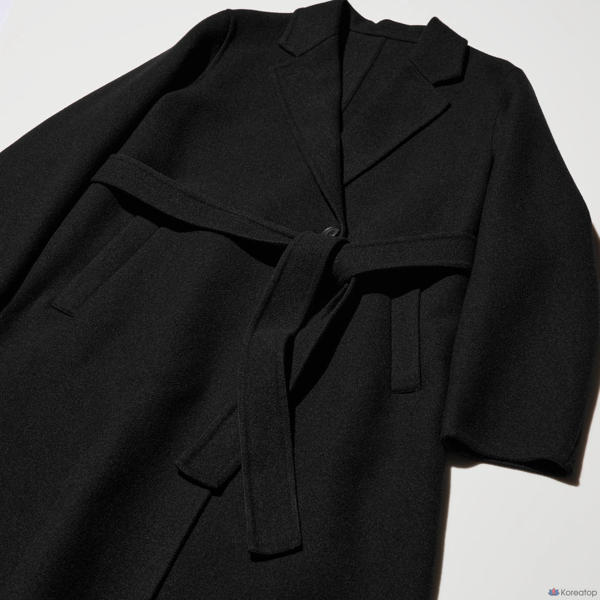 Пальто длинное Uniqlo Double Face Relax