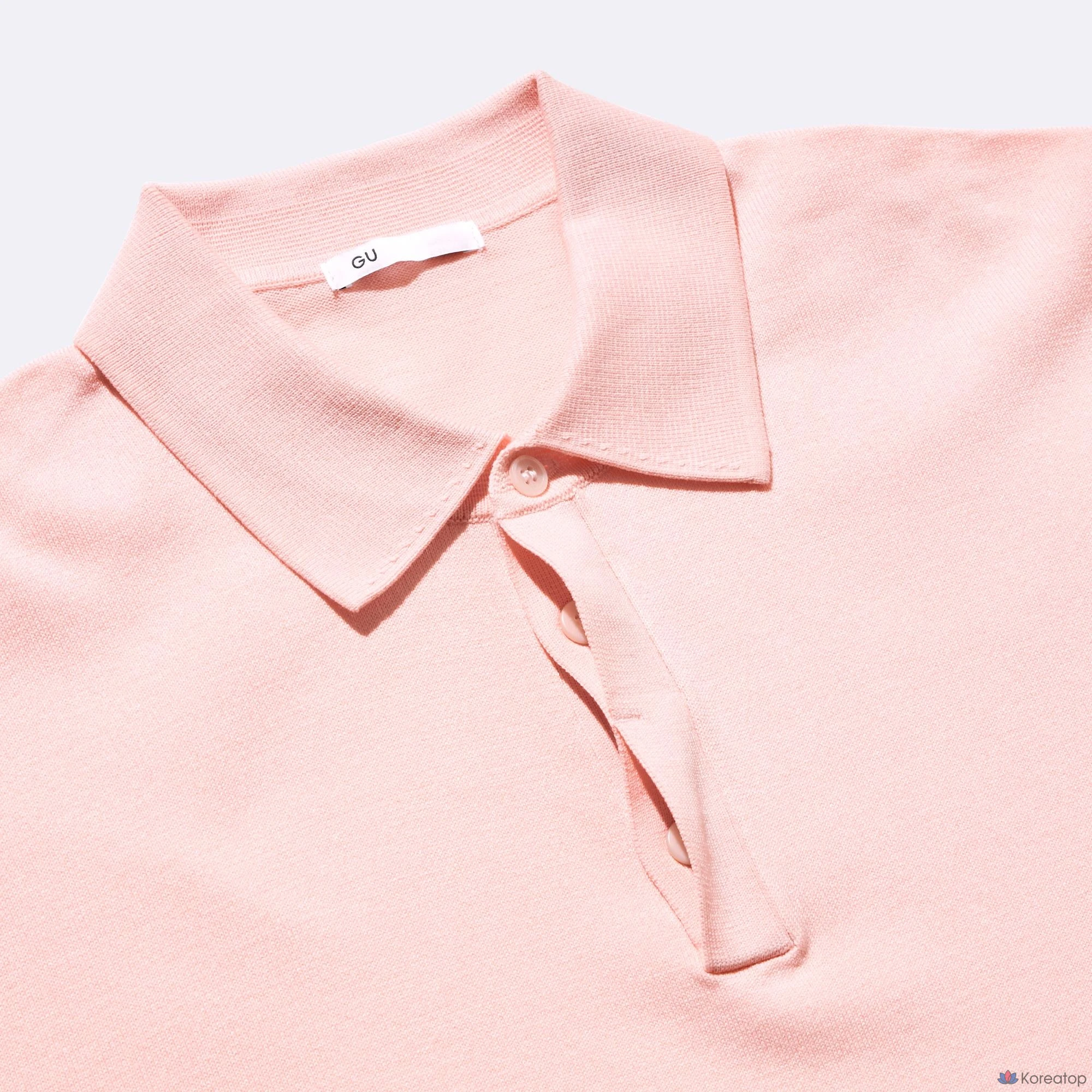 Рубашка поло Uniqlo Washable Knit Polo Shirt (Short Sleeve)