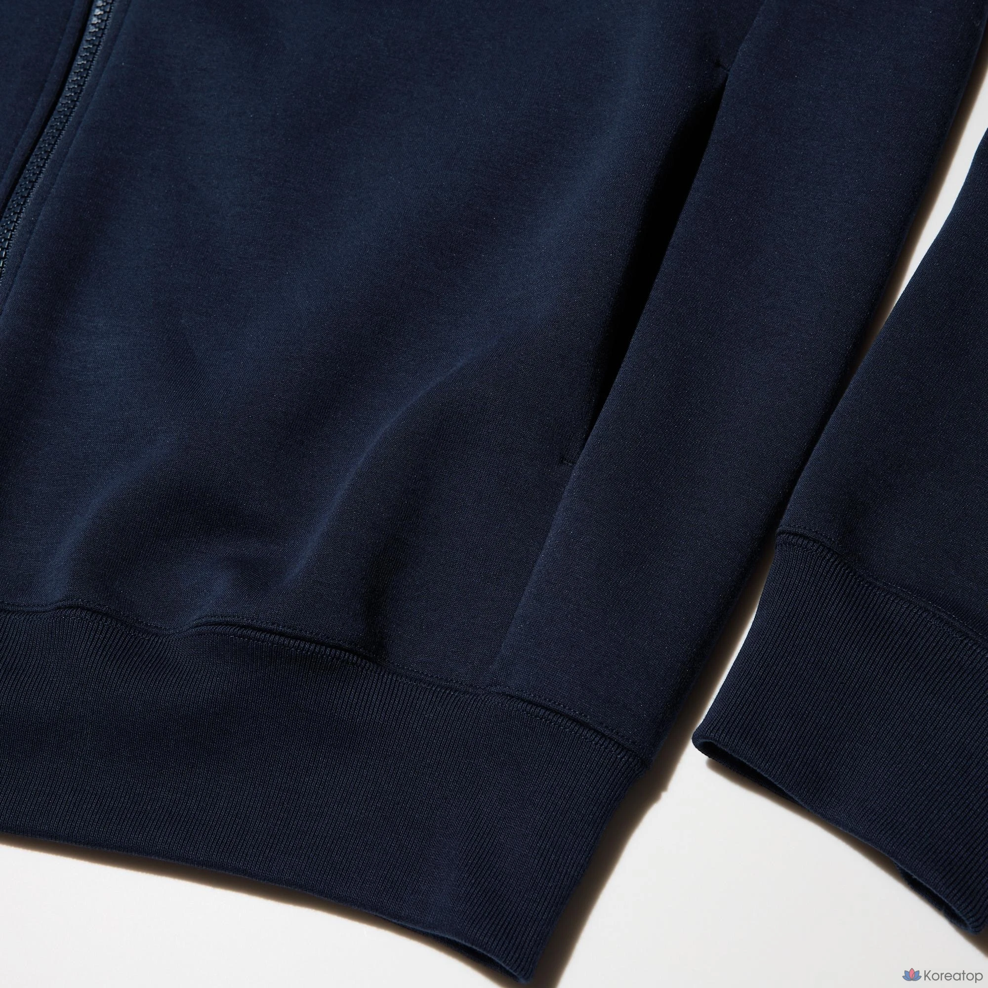 Парка на молнии Uniqlo Sweat Oversized Full-Zip Parka