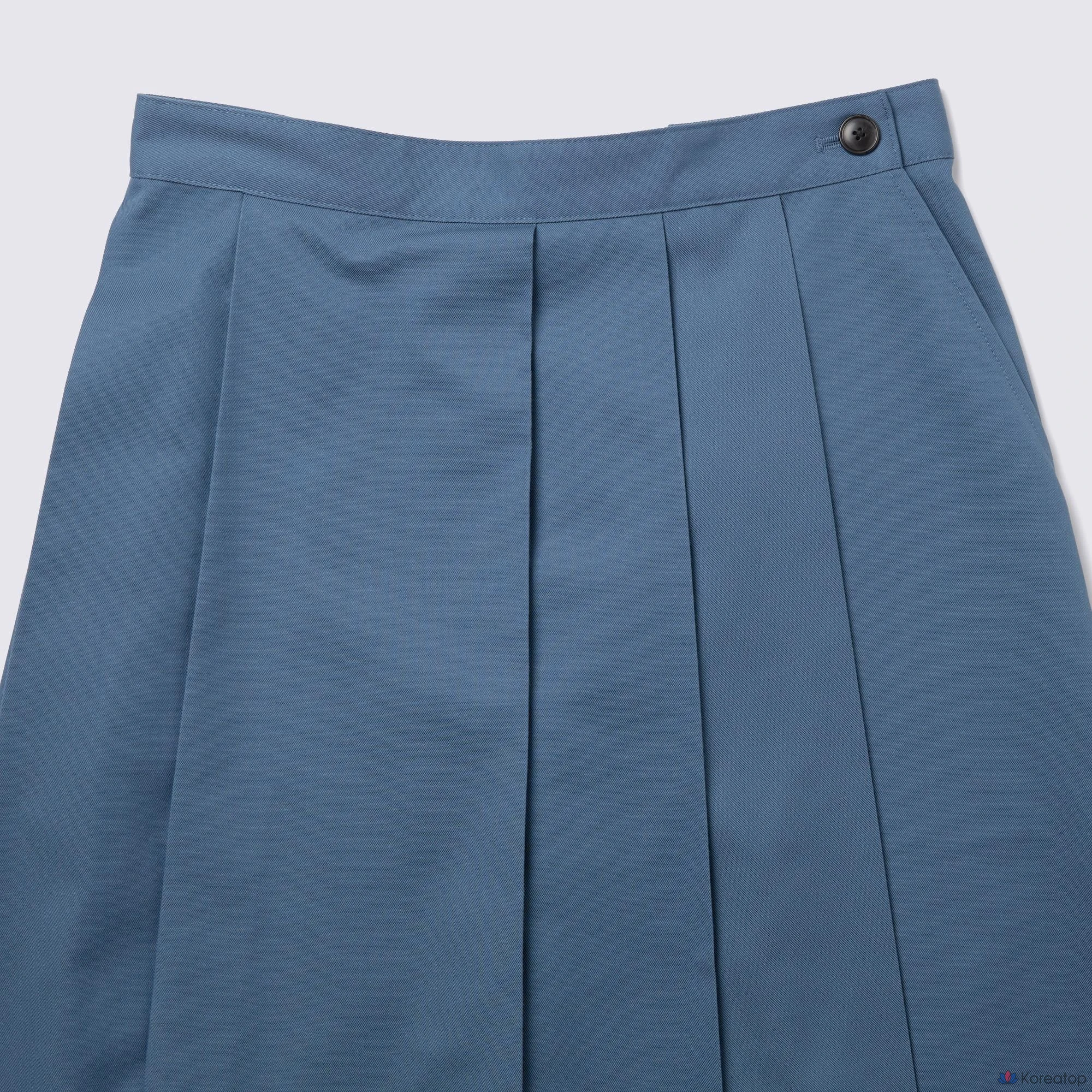 Юбка-миди Uniqlo Chino Pleated Midi Skirt