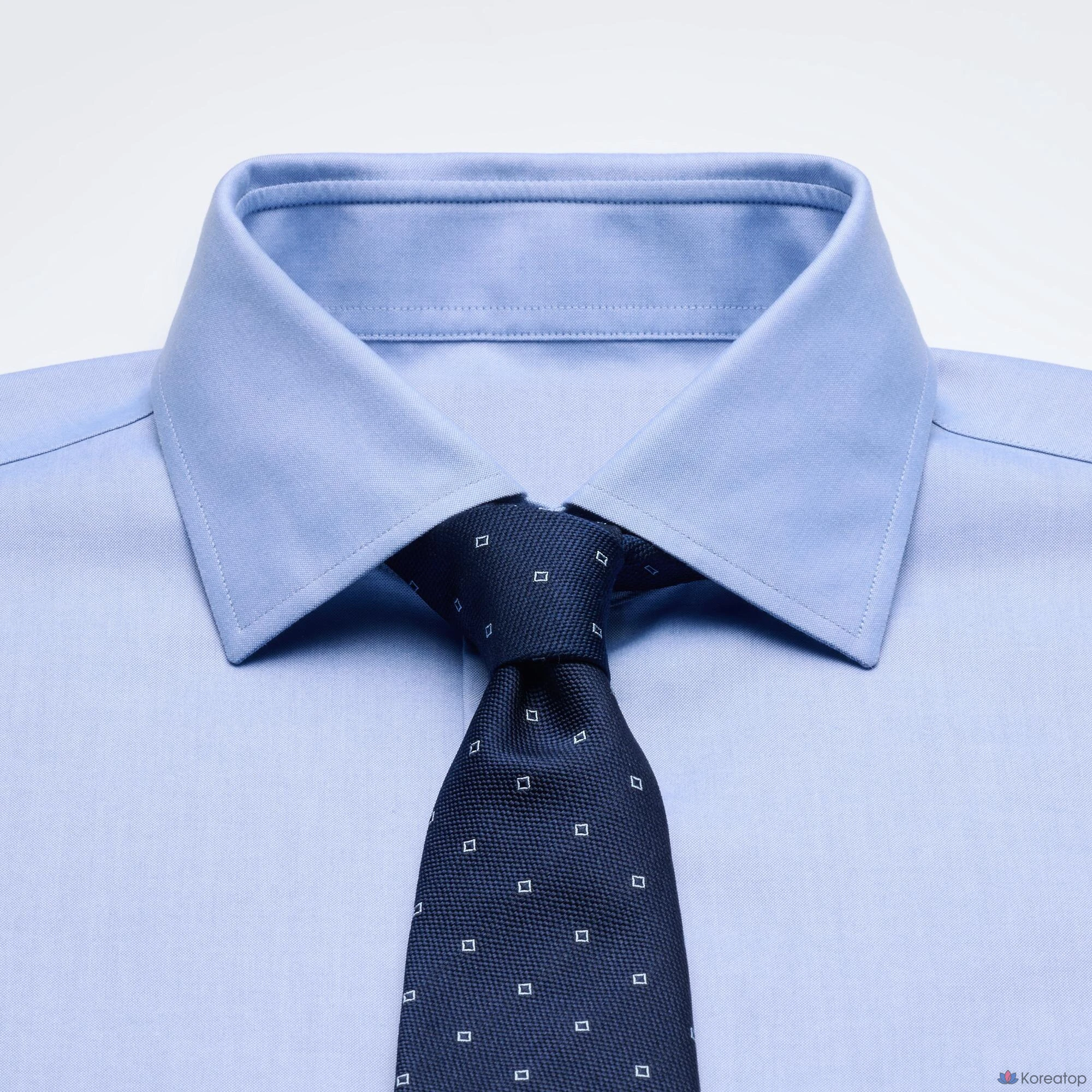 Рубашка Uniqlo Super Non-Iron Shirt (Semi Wide Collar), в клетку