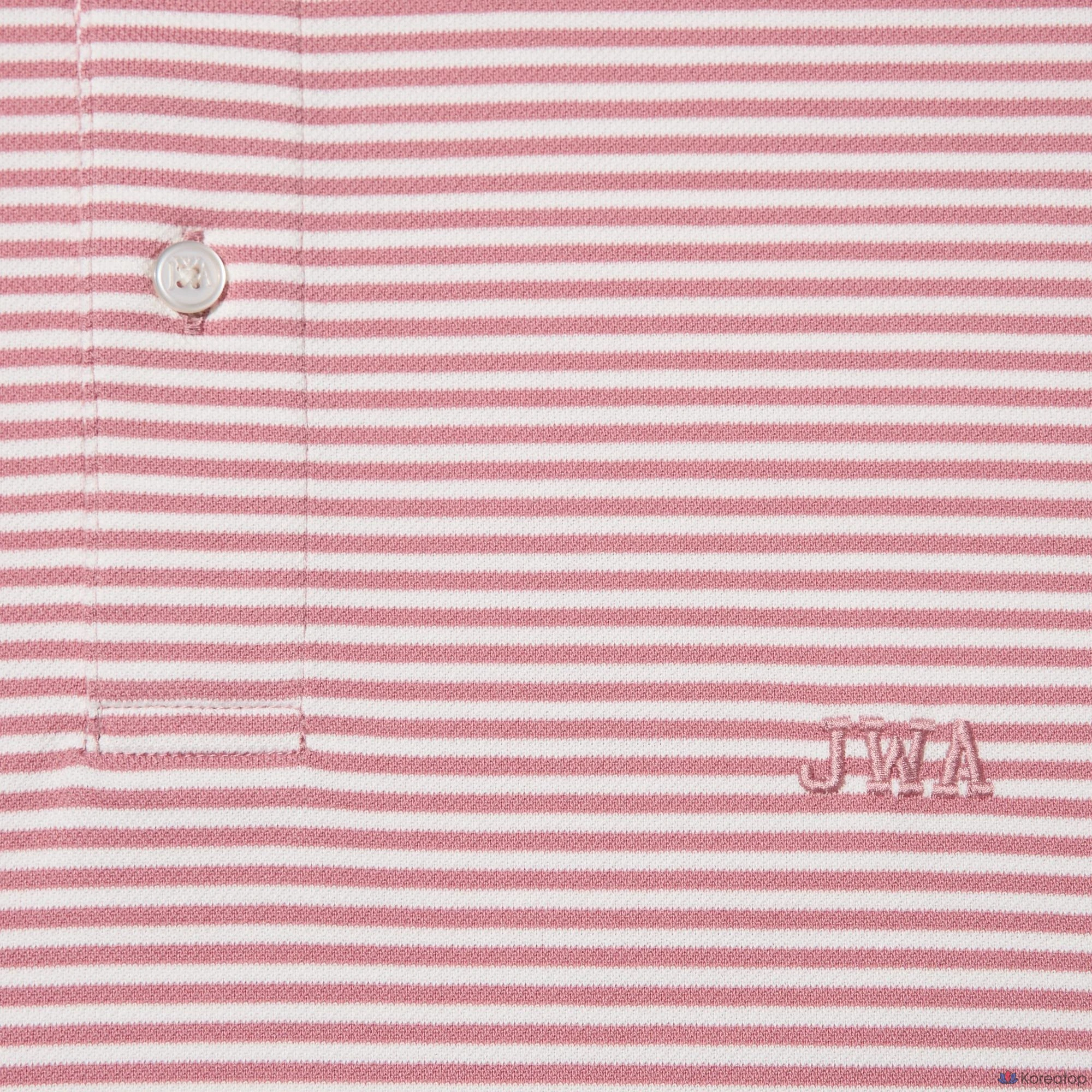 Поло Uniqlo Dry Pique Striped Polo Shirt (Narrow)