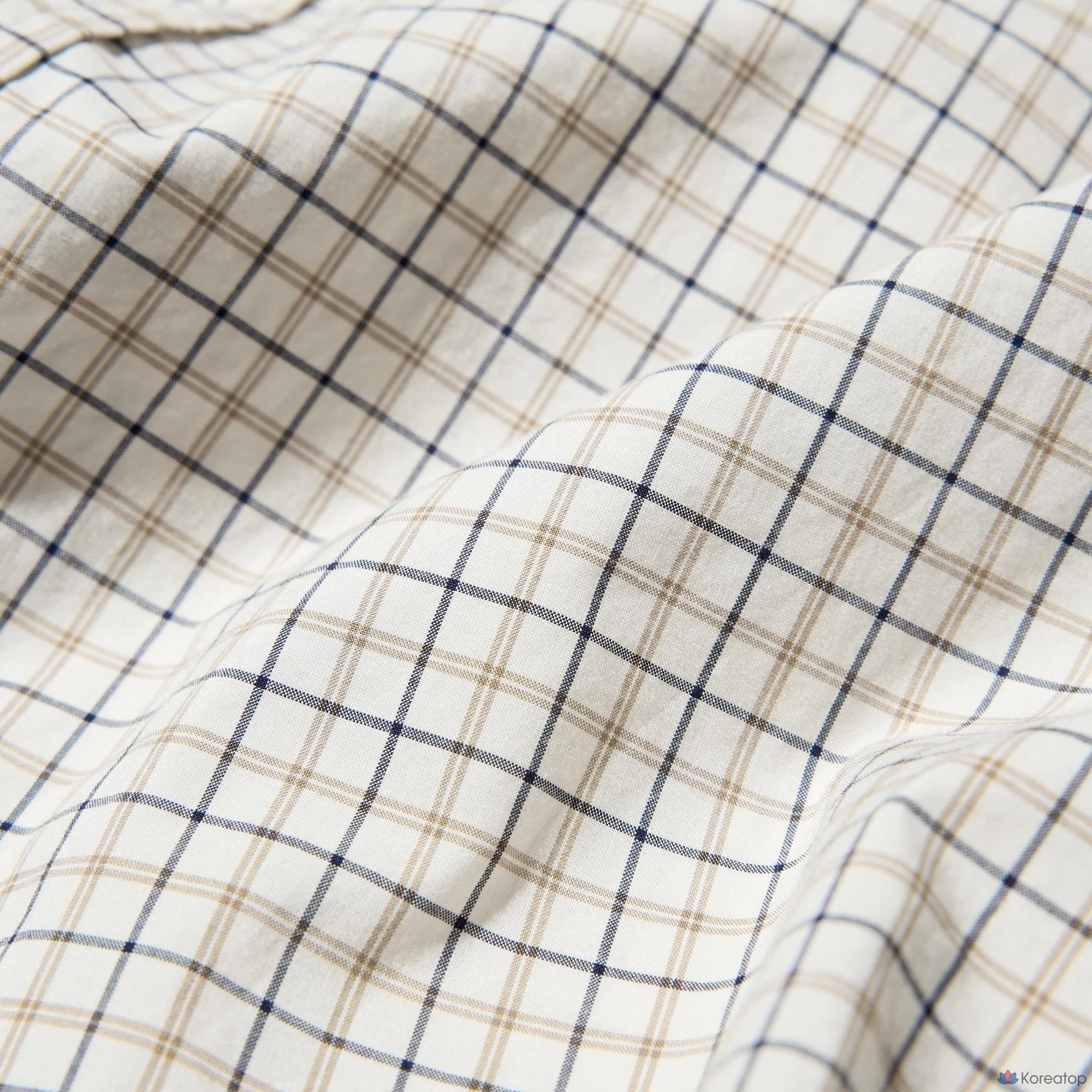 Рубашка Uniqlo Broadcloth Shirt Button-Down Collar Check B